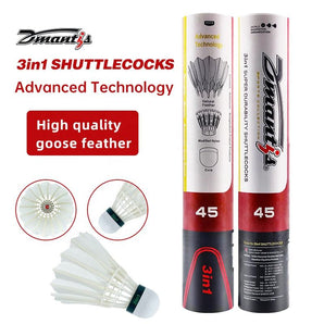 3in1 Badminton Shuttlecock Dmantis D45 Speed 77